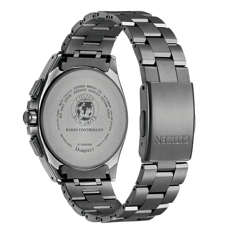 【ふるさと納税】 シチズン 腕時計 アテッサ ブラックチタン™シリーズ AT8044-56E エコ・ドライブ 電波時計 日中米欧対応 | 長野県 飯田市 AH03 サムネイル2