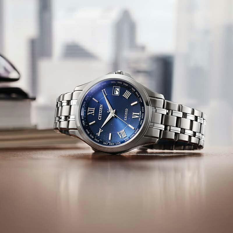 【ふるさと納税】 シチズン 腕時計 メンズ ペアウォッチ エクシード CB1080-52L エコ・ドライブ 電波時計 日中米欧電波時計 | 長野県 飯田市 AH08 サムネイル2