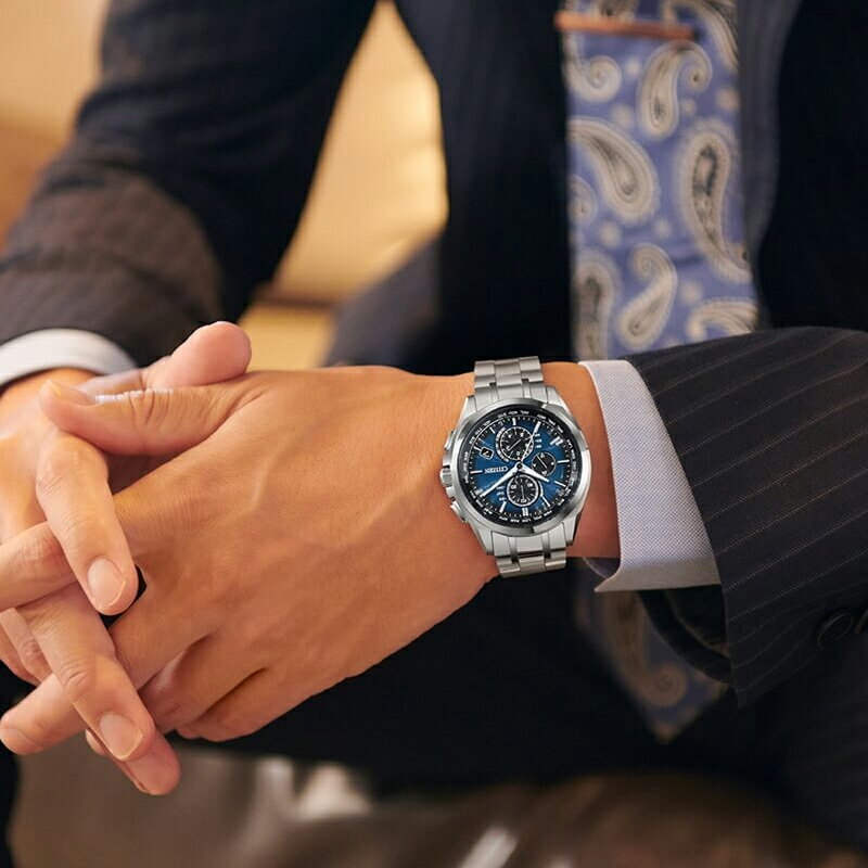 【ふるさと納税】シチズン 腕時計 メンズ アテッサ AT8040-57L ソーラー電波時計 | 長野県 飯田市 AH38 サムネイル2