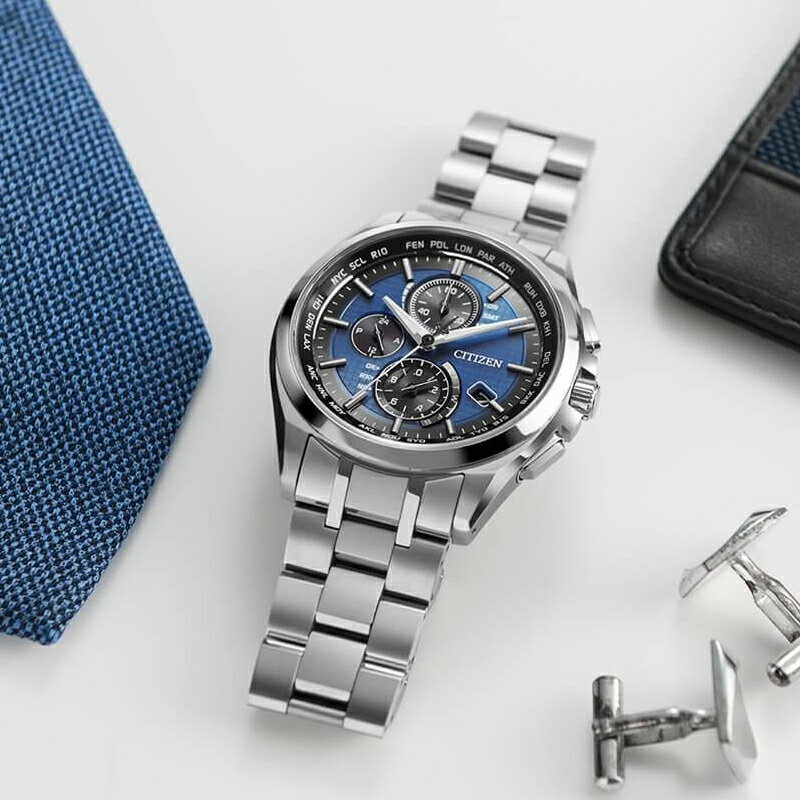 【ふるさと納税】シチズン 腕時計 メンズ アテッサ AT8040-57L ソーラー電波時計 | 長野県 飯田市 AH38 サムネイル3