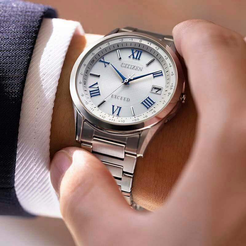 【ふるさと納税】 シチズンの腕時計 メンズ エクシード CB1110-61Aソーラー電波時計 | 長野県 飯田市 AH49 サムネイル2