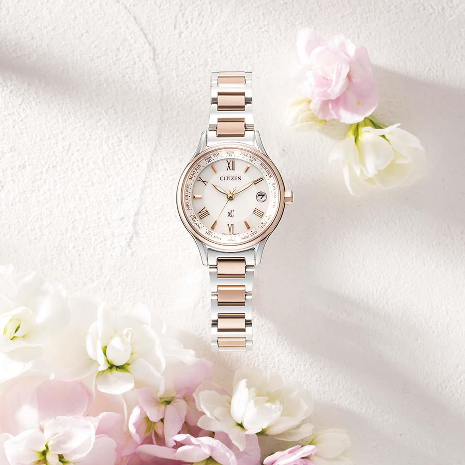 【ふるさと納税】 シチズン 腕時計 レディース クロスシー basic collection EC1165-51W ソーラー電波時計 | 長野県 飯田市 AH85 サムネイル3