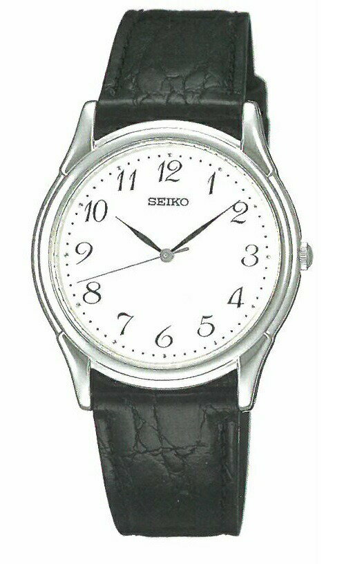 【ふるさと納税】SEIKOセレクション SBTB005 (男性用：電池式クオーツ腕時計)／メンズ 腕時計 ブラック シルバー 革 レザー ベルト バンド プレゼント 諏訪 【64-02】 サムネイル2