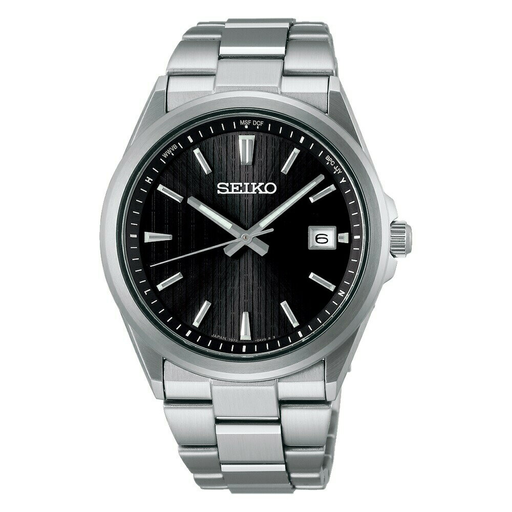 【ふるさと納税】SEIKO セイコーセレクション 【 SBTM351 】 ソーラー ／ メンズ ブラック メタル バンド シルバー セイコー 時計 ウォッチ ウオッチ ブランド プレゼント 信州 長野県 諏訪 諏訪市 【61-128】 サムネイル2