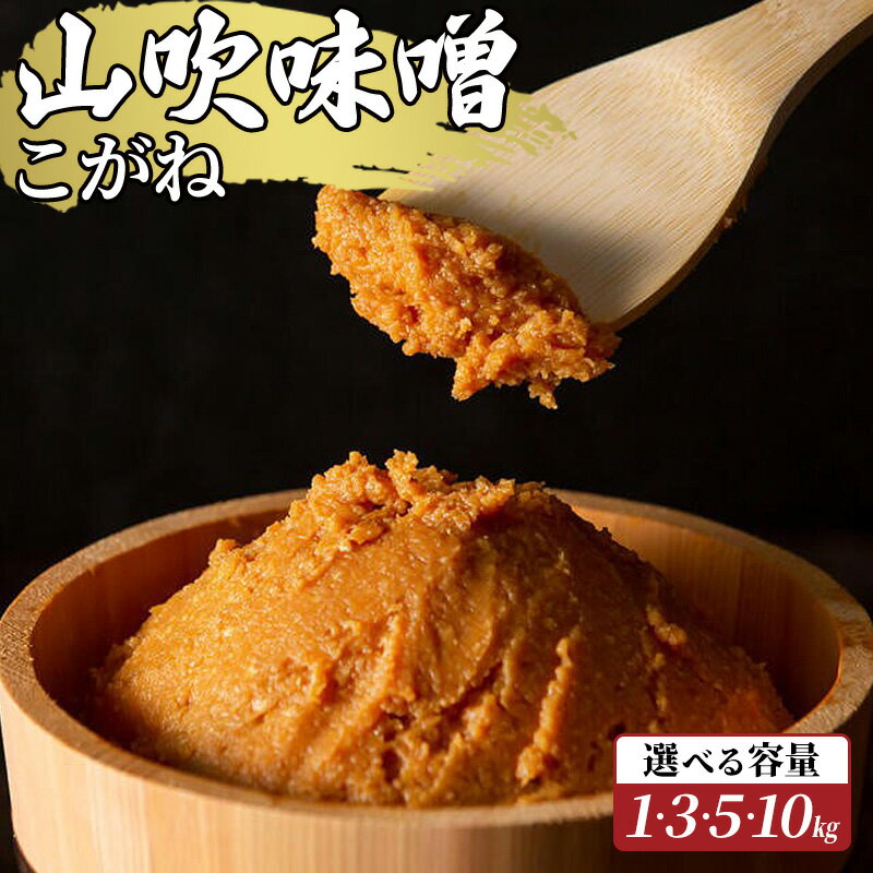 味噌 山吹味噌 こがね 選べる容量 (1kg～10kg) 信州味噌 みそ ミソ 熟成 信州 信州みそ 調味料 長野県 長野