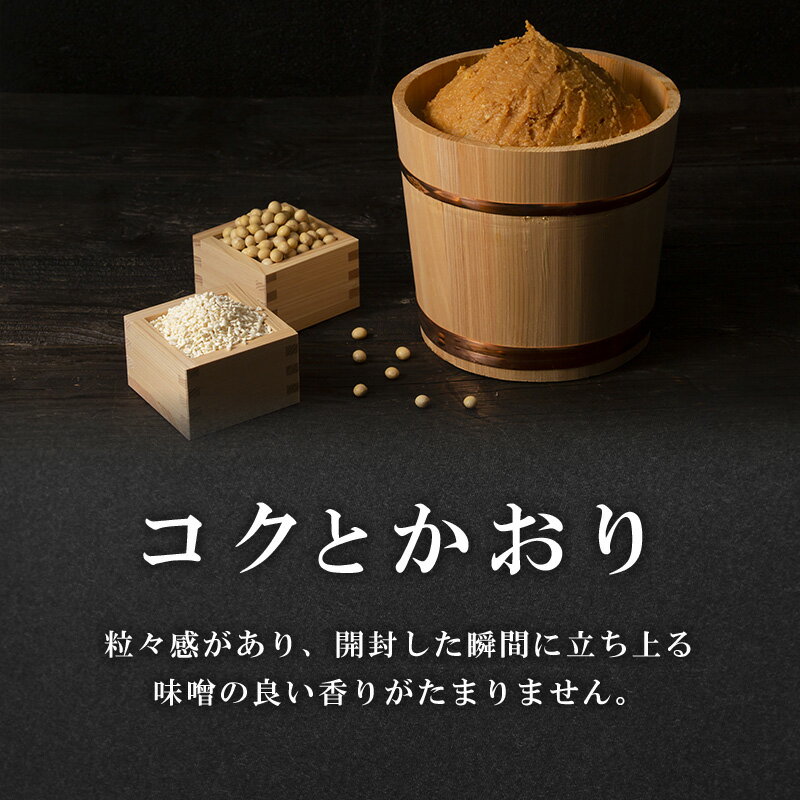 【ふるさと納税】味噌 山吹味噌 コクとかおり 500g×6 セット 信州味噌 みそ ミソ 熟成 信州 信州みそ 無添加 調味料 小分け 長野県 長野 　お届け：寄附入金確認後、1ヶ月以内に発送いたします。 サムネイル3