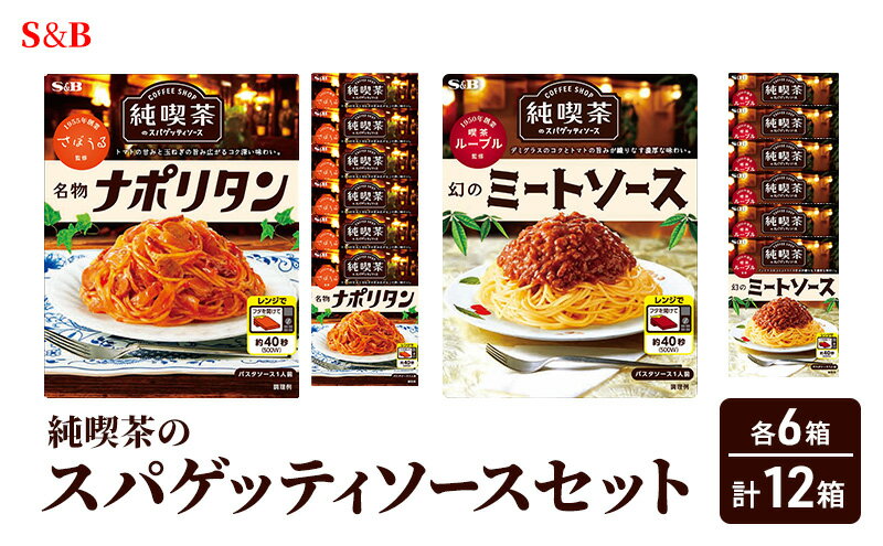 【ふるさと納税】S&B 純喫茶のスパゲッティソースセット サムネイル2
