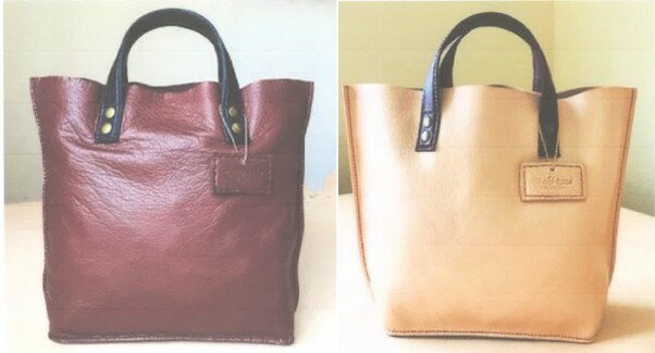 【ふるさと納税】伊那谷産鹿革使用 ミニトートバッグ（革色を1つお選びください：赤、黒、白、茶、青、緑、黄）｜トートバック ミニトート 伊那 革 おしゃれ 選べる色 伊那 信州 長野県 サムネイル2