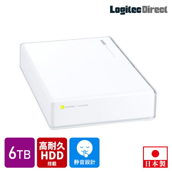 【149-02】 ロジテック WD Red plus搭載外付けHDD 6TB LHD-EN60U3WRWH