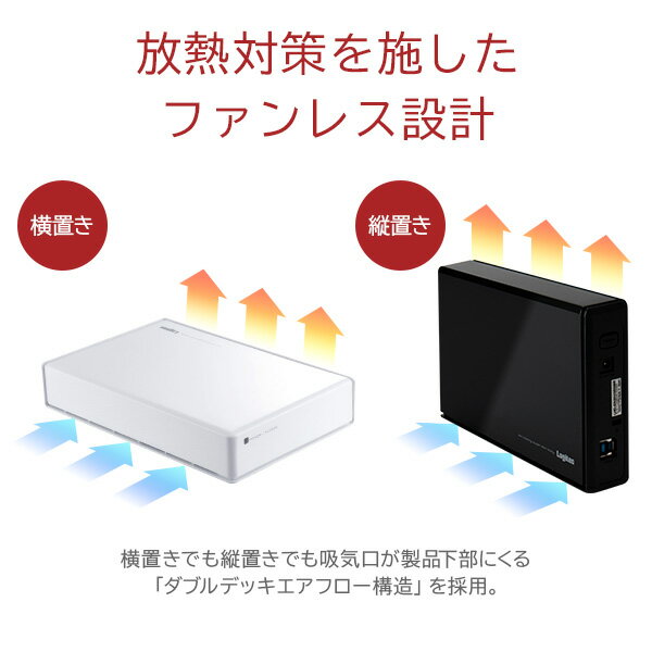 【ふるさと納税】【149-01】 ロジテック WD Red plus搭載外付けHDD 6TB LHD-EN60U3WR サムネイル3