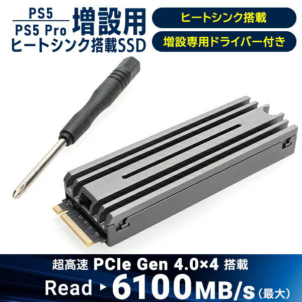 【ふるさと納税】【103-02】ロジテック PS5対応 ヒートシンク付きM.2 SSD 2TB Gen4x4対応 NVMe PS5拡張ストレージ 増設【LMD-PS5M200】 サムネイル2