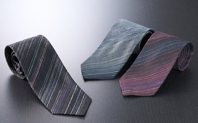 【ふるさと納税】「伝統的工芸品」伊那紬（ネクタイ）紺系色 民芸品 ファッション メンズ 小物 男性用 サムネイル2