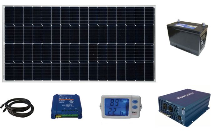 【ふるさと納税】【電力自給システム】オフグリッドソーラー180 送電網 独立 太陽光発電 バッテリー 蓄電 交流100V 変換最大350W 100V電化製品 住宅 施設 非常用電源 簡単 接続 太陽光パネル サムネイル2