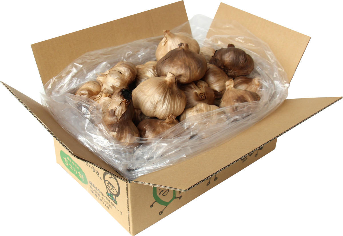 【ふるさと納税】有機黒にんにく 訳あり 玉 アウトレット 有機栽培 有機JAS (1キロ) - 画像2