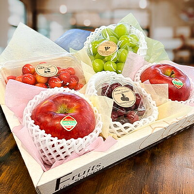 【ふるさと納税】「産地より信州中野の旬をお届け♪」 高丘フルーツの長野県産「旬のフルーツ詰め合わせ」(Lサイズ)【配送不可地域：離島】【1408642】 サムネイル2