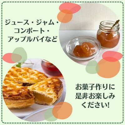 【ふるさと納税】信州りんご 加工用 10kg サンふじ_ りんご ふじ サンふじ リンゴ 林檎 加工用 調理用 ジャム ジュース コンポート アップルパイ 訳あり 信州 長野県 産地直送 不揃い 傷 家庭用 自宅用 10kg 秋 冬 くだもの 果物 果実 フルーツ 送料無料 【1508406】 - 画像3