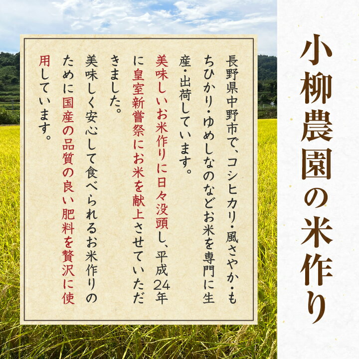 【ふるさと納税】小柳農園の特別栽培米コシヒカリ15kg(5kg×3)_ コメ 米 こめ おこめ お米 こしひかり 特別栽培米 人気 おすすめ 送料無料 産地直送 【1204307】 - 画像3