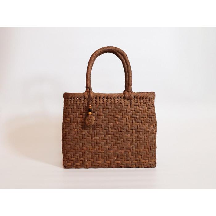 純国産 山葡萄かご　商品番号No.4| 天然素材 かご バッグ 山葡萄籠 | 雑貨 山葡萄かご 天然素材 手編み 工芸品 国産素材 人気作家 人気 おすすめ かごバッグ 高級 送料無料 長野県 大町市