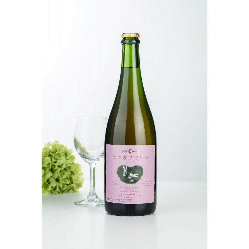 スパークリングワインセット 雪うさぎスパークリング&うさぎの泡ロゼ | ｜ワイン 白ワイン ケルナー 大町産 国産ワイン 人気 おすすめ 酒 アルコール フルーティー 食中酒 ギフト プレゼント 高級感 保存食 送料無料 長野県 大町市 ふるさと納税