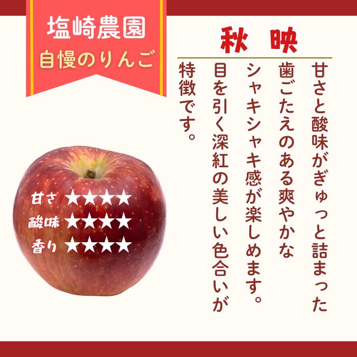 【ふるさと納税】2026年 先行予約 ＼ 訳あり 秋映 （あきばえ）／ 選べる 3kg / 5kg /10kg 長野県産 ＜出荷開始：2026年10月上旬頃〜中旬頃＞【 りんご リンゴ 林檎 フルーツ 果物 信州 規格外 B品 産地直送 新鮮 オススメ 美味しい 長野県 飯山市 】（At) - 画像2