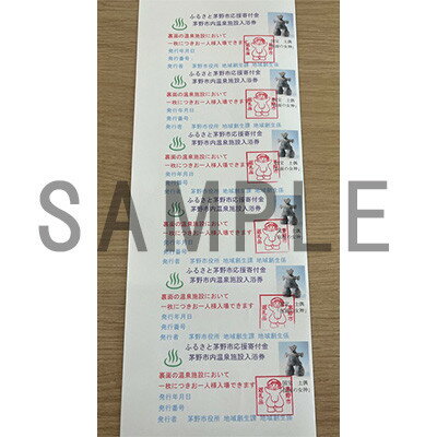 【ふるさと納税】市内公共温泉施設利用券　6枚　温泉　信州　蓼科【1414108】 - 画像3