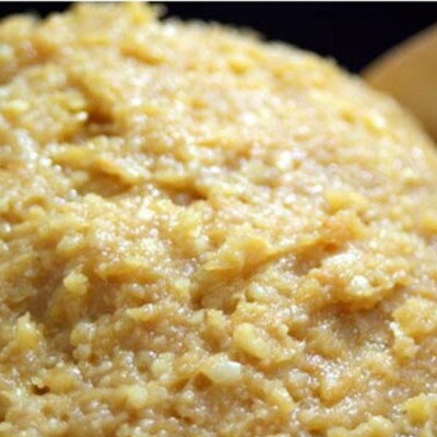 【ふるさと納税】手作り信州味噌(塩分控えめ味噌)　4kg(樽入り)【配送不可地域：離島】【1519546】 サムネイル2