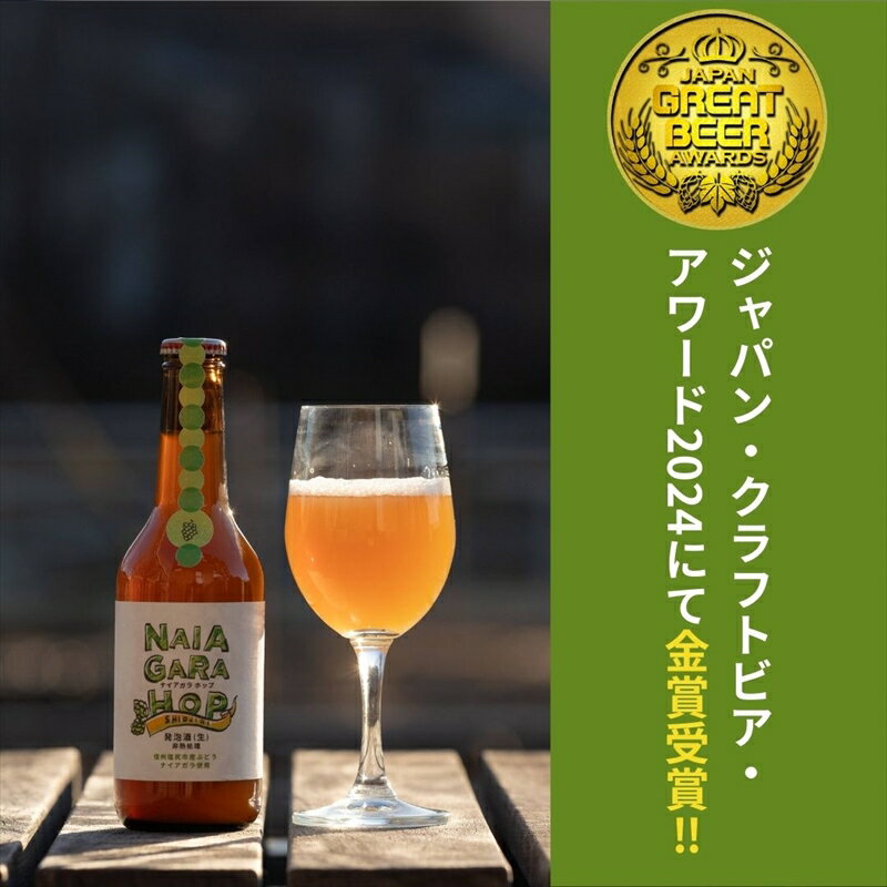 【ふるさと納税】ジャパン・グレートビア・アワーズ 2024金賞｜ナイアガラホップ（信州塩尻産ナイアガラ100%使用 ） 2本 or 6本 選べる本数【 ビール クラフトビール 長野県 塩尻市 】 サムネイル2