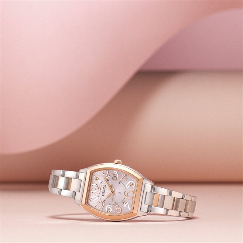 【ふるさと納税】SEIKO ルキア SSVW214 （ソーラー電波）【セイコー　長く愛されてきた　定番シリーズ　人気　デザイン　薄型　生まれ変わり　ダイヤル　風船　イメージ　アラビア数字 長野県 塩尻市 】 サムネイル2