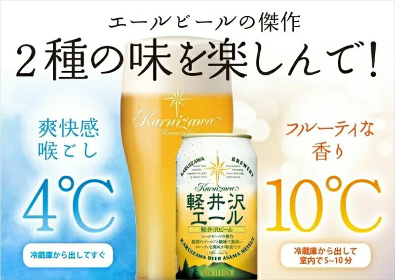 【ふるさと納税】12瓶〈エクセラン〉軽井沢エール【 軽井沢ブルワリー エールビールの傑作 魅惑のゴールドと繊細で奥深いフルーティな風味が特長 酒 地ビール クラフトビール 瓶ビール エール エールビール 長野県 佐久市 】 サムネイル3