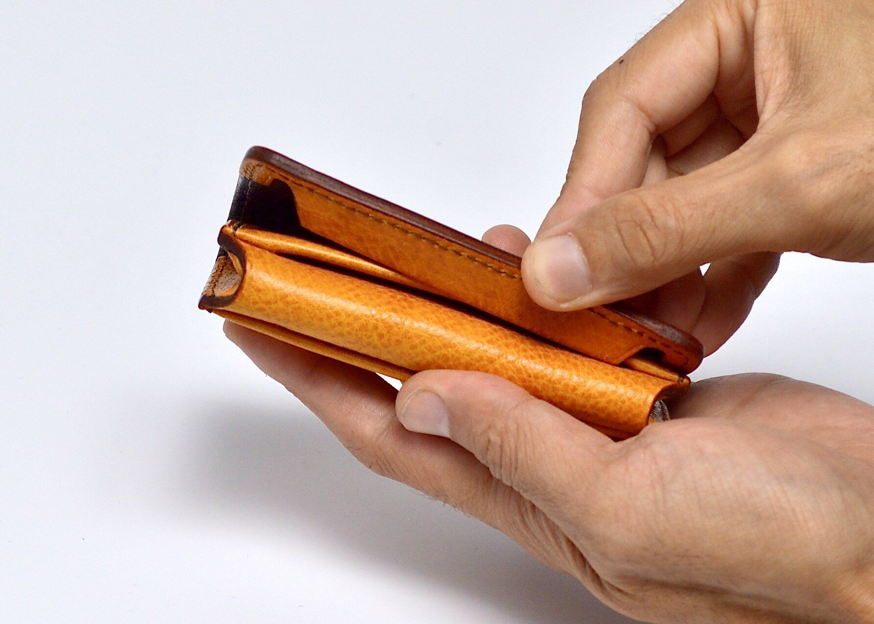 【ふるさと納税】名刺 ・ カード入れ GVC-110 / (ナチュラルブラウン / ブラック / バーガンディ / モスグリーン )| 信州 長野 千曲市 送料無料 サムネイル2