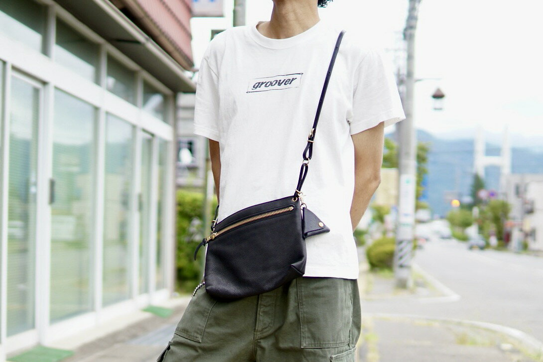 【ふるさと納税】信州鹿革 サコッシュ DSH-100|鹿革 鹿 サコッシュ ショルダーバッグ 鞄 高級 レディース メンズ ユニセックス 男女兼用 本革 レザー 信州 長野 千曲市 送料無料 サムネイル2