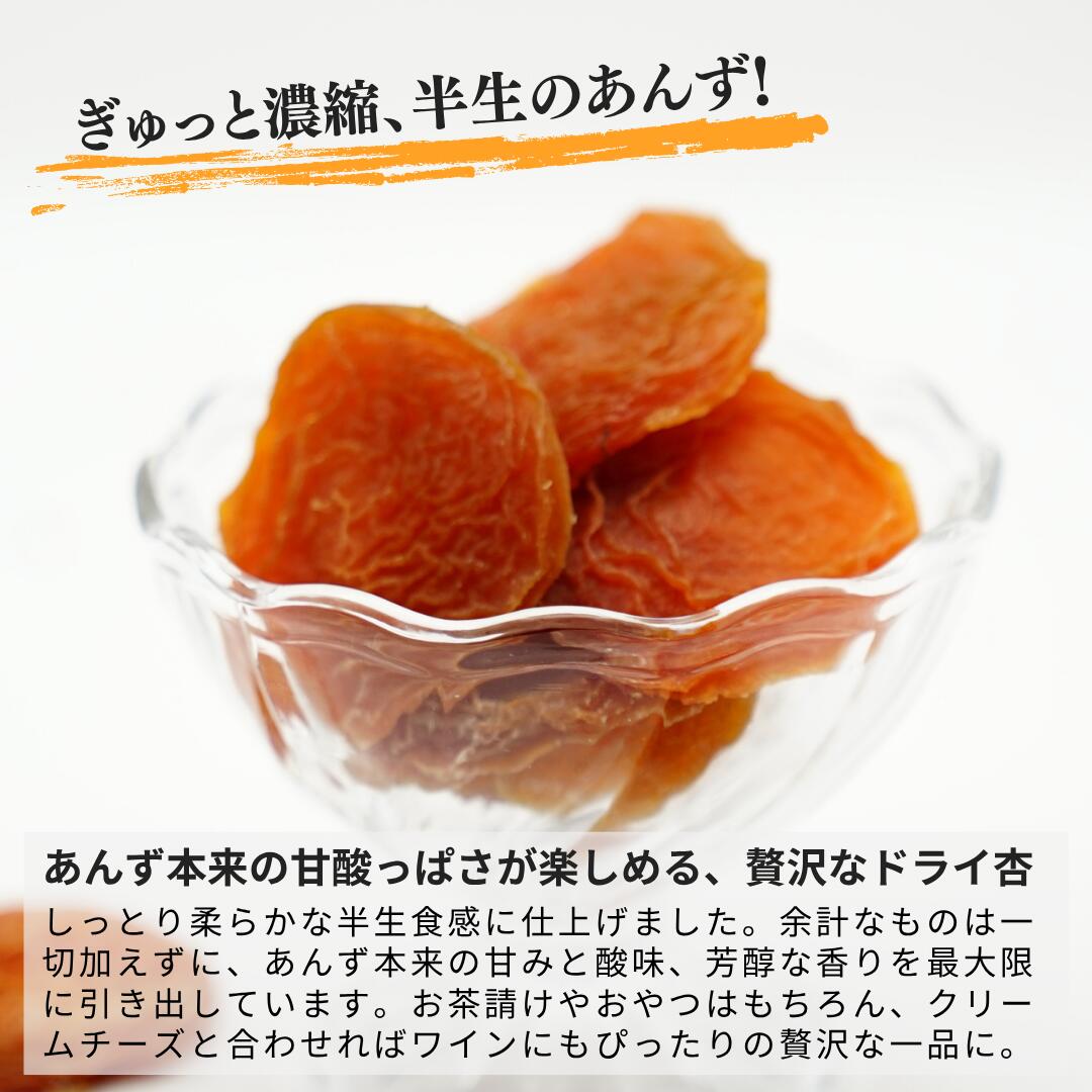 【ふるさと納税】酸味とおいしさそのまま ドライ杏 (半生) 50g×3袋|ドライあんず 国産 ドライアプリコット 半生ドライフルーツ やわらかい ドライ フルーツ ドライフルーツ おやつ おつまみ 晩酌 お菓子 果物 あんず 杏子 食物繊維 信州 長野 千曲市 送料無料 サムネイル3