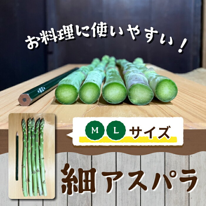 【ふるさと納税】【先行受付2026年発送】農家直送！新鮮！夏獲れ細（M～L）アスパラ約1.2kg（およそ40～60本）｜のららぼ農園 ※2026年7月上旬～9月中旬発送予定 - 画像3