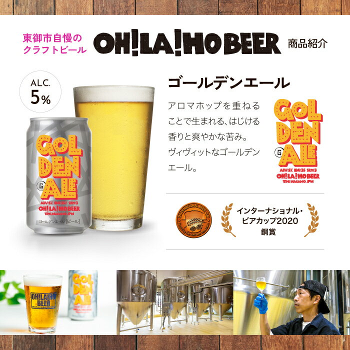 【ふるさと納税】クラフトビール 3種飲み比べ20本セット (ゴールデンエール8本・アンバーエール6本・ヌーベルセゾン6本) オラホビール 詰め合わせ お酒 地ビール おしゃれ ギフト プレゼント お歳暮 お中元 父の日 長野県東御市 サムネイル3