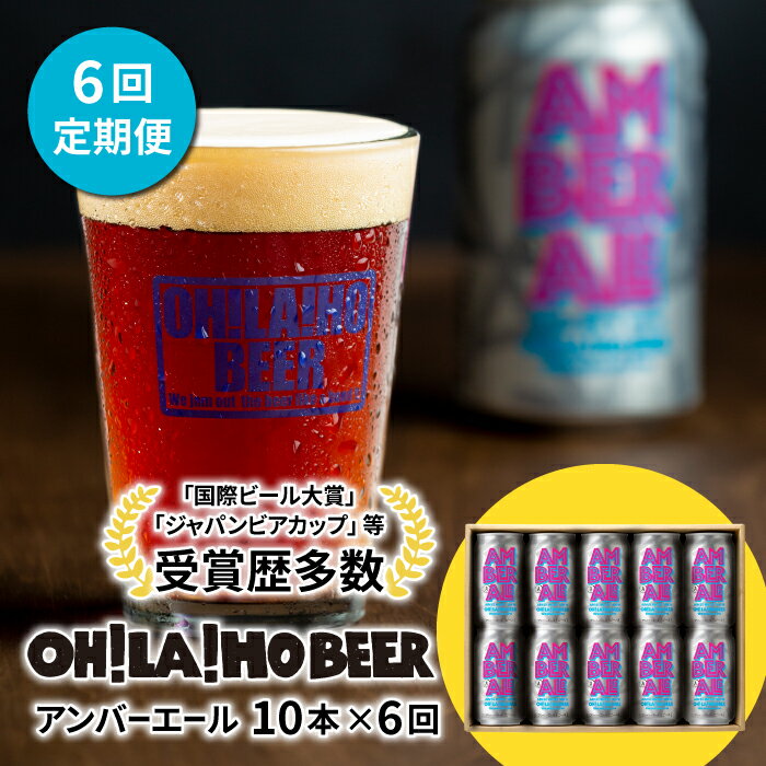 【6回定期便】クラフトビール アンバーエール 10本セット オラホビール お酒 おしゃれ 地ビール ギフト 美味しい 国産 長野県東御市