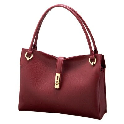 【ふるさと納税】【濱野皮革工藝のハンドバッグ】ディライト エレガンス(レッド)【1099888】 サムネイル2