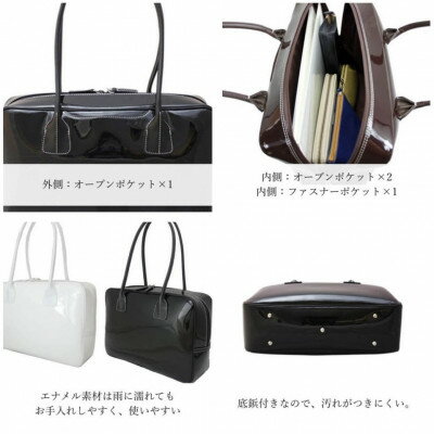 【ふるさと納税】濱野皮革工藝セレブボストンバッグ(クリーム×ゴールド金具)【1103299】 サムネイル2