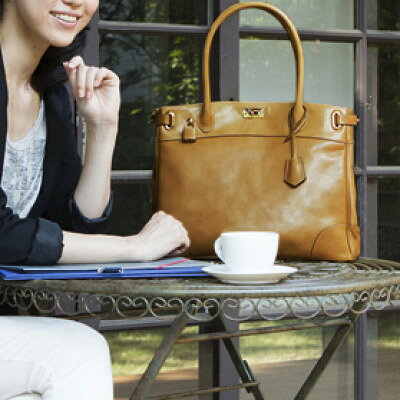 【ふるさと納税】濱野皮革工藝クラッシーアーバントートバッグ(キャメル)【1112731】 サムネイル3