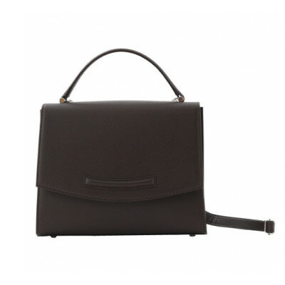 【濱野皮革工藝 HAMANO バッグ】グレース 2WAYショルダーハンドバッグ(チョコ)【1639970】