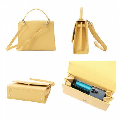 【ふるさと納税】【濱野皮革工藝 HAMANO バッグ】グレース 2WAYショルダーハンドバッグ(チョコ)【1639970】 サムネイル2