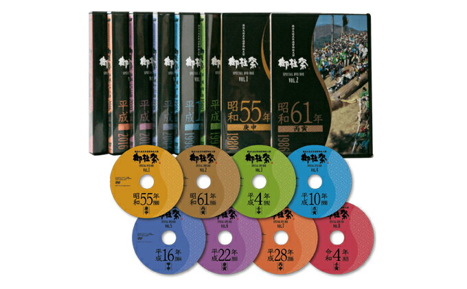 【ふるさと納税】LCV御柱祭撮影40年記念プレミアム特典付『LCV御柱祭 DVD BOX［8巻セット］』 お祭り 映像 スペシャルDVDBOX 秘蔵映像 デジタルリマスター版 7回の御柱祭を収録 木箱入り特装版 サムネイル3
