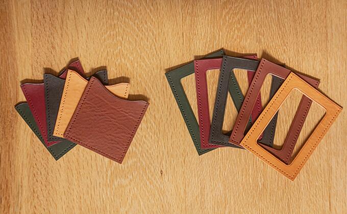 【ふるさと納税】木×革 パスケース セミオーダー品 木製 革製品 定期入れ 定期ケース おしゃれ かわいい レザー 雑貨 ファッション雑貨 ファッション小物 日用品 ビジネス 長野 長野県 箕輪町 サムネイル3