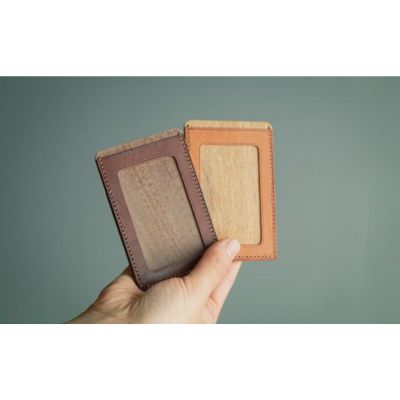 木×革 パスケース 木製 革製品 定期入れ 定期ケース おしゃれ かわいい レザー 雑貨 ファッション雑貨 ファッション小物 日用品 ビジネス 長野 長野県 箕輪町