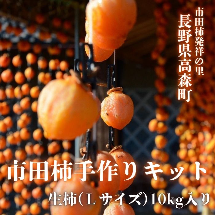 市田柿手作りキット 長野県 信州 南信州 高森町 生柿 果物 くだもの 干し柿 柿 市田柿本舗 市田屋【配送不可地域：離島】