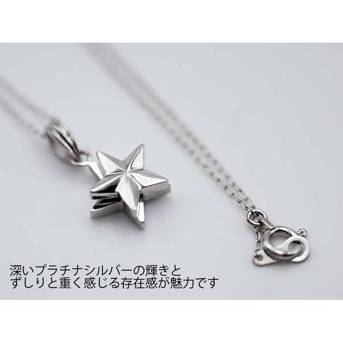 【ふるさと納税】ブランツ 流星プラチナペンダント ｜ プラチナ 950 95% 回転 可動式 星 ペンダント メテオ star スター 流星 首飾り 天体 夜空 スピン プレゼント クリスマス 贈答 アクセサリー 装飾 高級 貴金属 サムネイル3