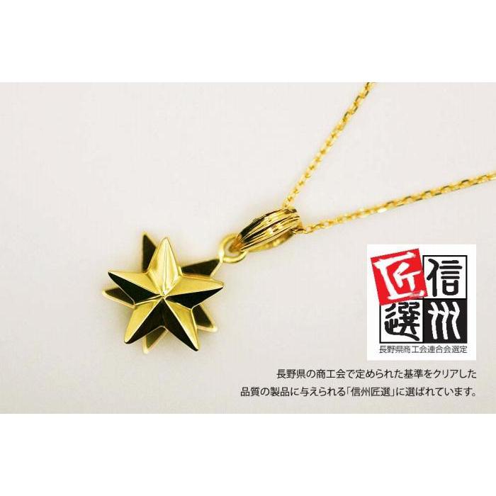 【ふるさと納税】ブランツ 流星ゴールドペンダント ｜ 回転 可動式 星 ペンダント 金 ゴールド 750 75% K18 18金 メテオ star スター 流星 銀 首飾り 天体 夜空 スピン プレゼント 送料無料 クリスマス 贈答 アクセサリー 装飾 貴金属 高級 サムネイル3