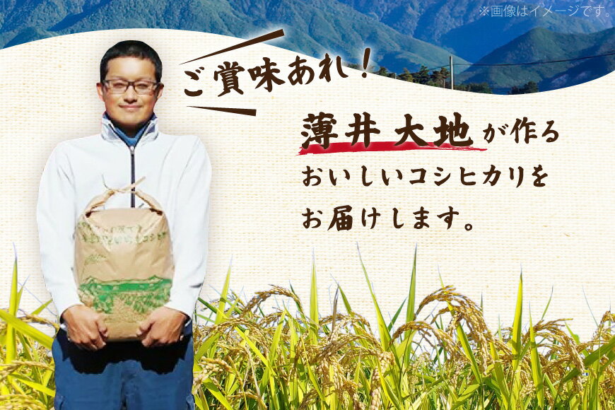 【ふるさと納税】 【俺の米】米 令和7年 コシヒカリ 精米 11kg [薄井 大地 長野県 池田町 48110784] お米 白米 ごはん こしひかり 美味しい 農家 直送 - 画像3