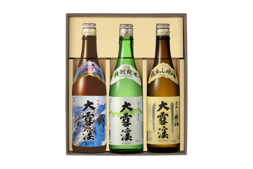 【ふるさと納税】 日本酒 飲み比べセット 大雪渓 安曇野 旨口トリオ 720ml 3本 セット [大雪渓酒造 長野県 池田町 48110826] 地酒 辛口 飲み比べ 長野 上撰 特別純米酒 純米酒 蔵出し原酒 酒 お酒 720 スッキリ サムネイル2
