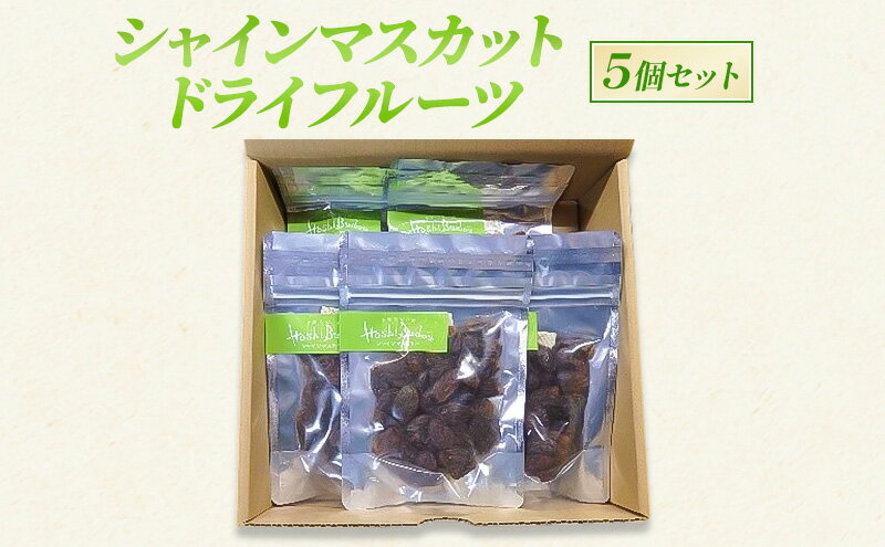 【ふるさと納税】シャインマスカット ドライフルーツ 5個 セット 長野 信州 坂城 サムネイル2