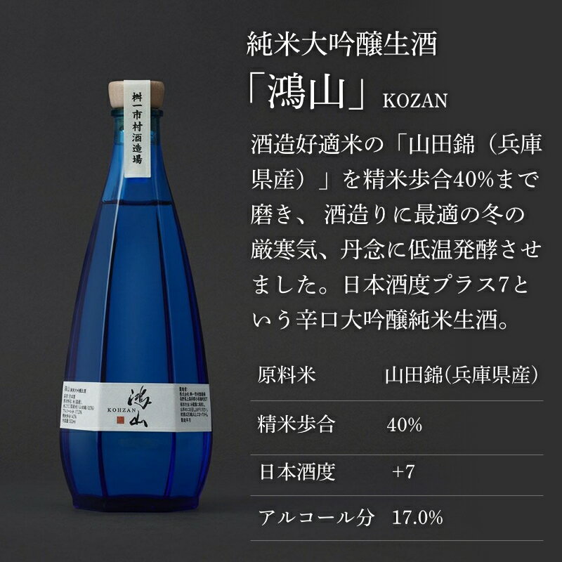 【ふるさと納税】純米大吟醸生酒 鴻山 500ml［桝一市村酒造場］ お酒 日本酒 地酒 ご当地 生酒 プレゼント 贈答 長野県 信州 お取り寄せ 蔵元直送 辛口 サムネイル3